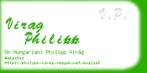 virag philipp business card