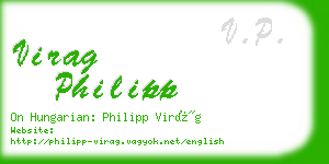 virag philipp business card